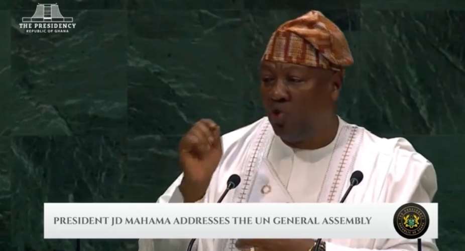 Full Text Mahama addresses 81st Session of the United Nations General Assembly in New York
