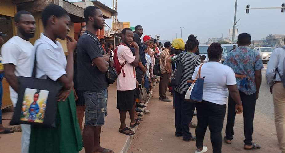 Commuters face transport delays at Accra Central Market