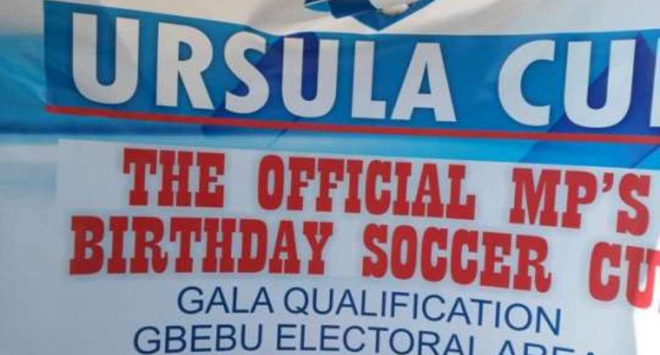 Ursula Owusu-Ekuful hosts football tourney in Ablekuma West