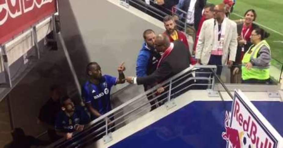 You Crossed The Line! Angry Drogba clashes with fan in New York