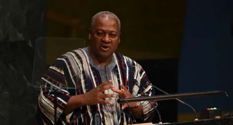 Mahama speaks highly of agric sector in New York