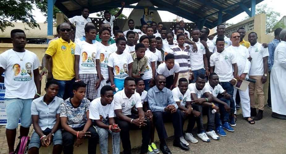Newly-promoted Ghana Premier League side Elmina Sharks go on street float in Elmina