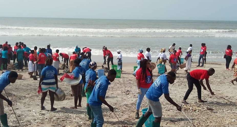 Maritime Authority Cleans Independence Square Beach To Mark World Maritime Day