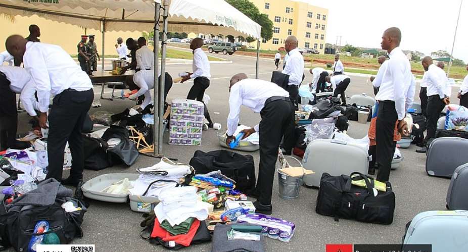 New intake of 169 Cadets report to Ghana Military Academy for regular career course