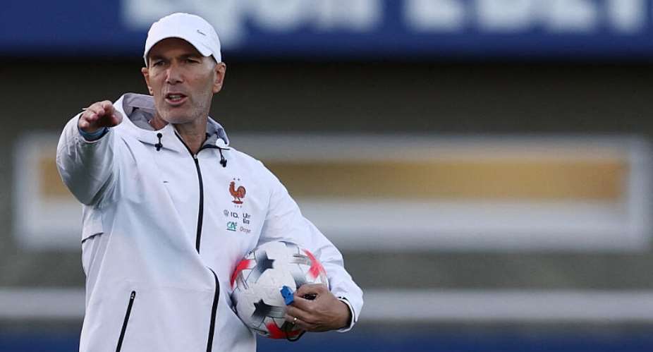 Zinedine Zidane took over as France head coach from his former France international teammate Didier Deschamps. - REUTERS - Gonzalo Fuentes