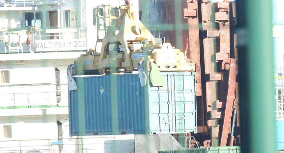 Reprocessed uranium being shipped from the port of Dunkirk to Russia in 2026. EDF sends the material to Rosatom’s Seversk site in Siberia for conversion so it can be reused as nuclear fuel in France. -  Greenpeace France