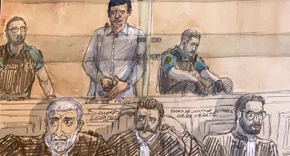 Far-right activists Loik Le Priol, 32, and Romain Bouvier, 35, face up to 27 and 25 years in prison. -  Benoit Peyrucq, AFP