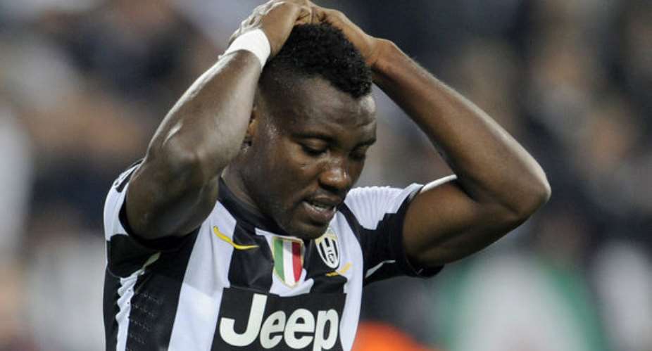 Kwadwo Asamoah out for 6 weeks with knee injury