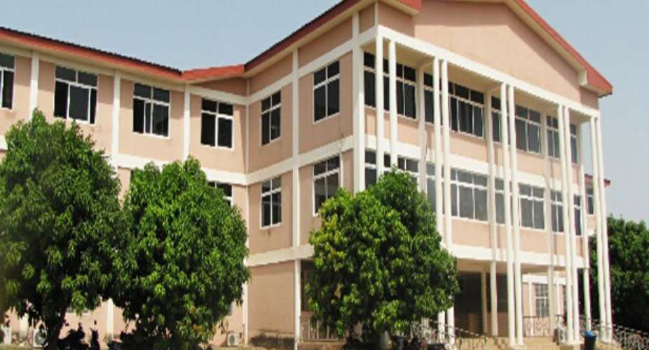 The front view of Bolga Polytechnic Academic Area
