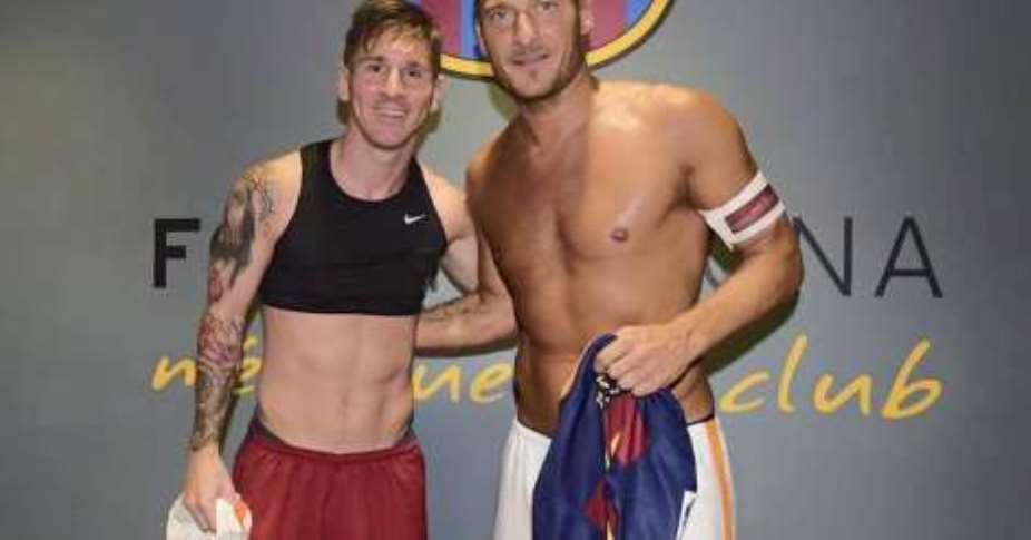 Francesco Totti: Lionel Messi wishes the 'King of Rome' a happy 40th birthday