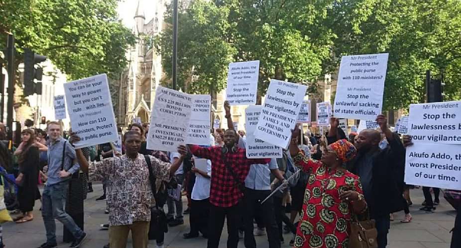 All-Ghanaian Demonstration Against Nana Akufo Addo In USA– Organizers View