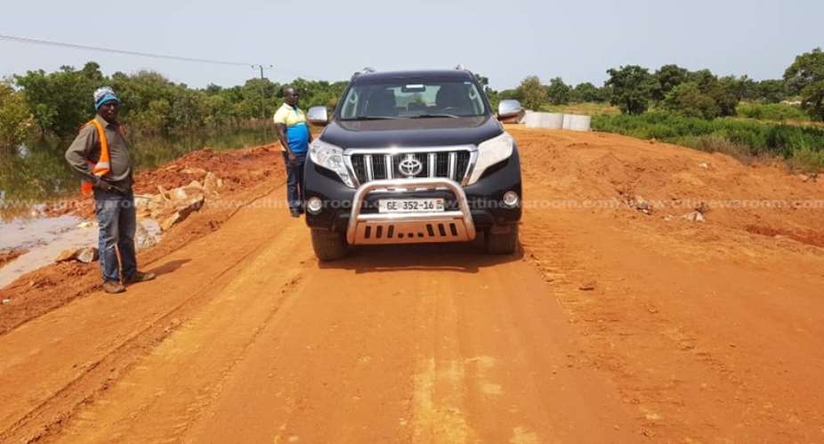 Wa-Tumu-Bolga Road Fixed After Road Ministers Directive