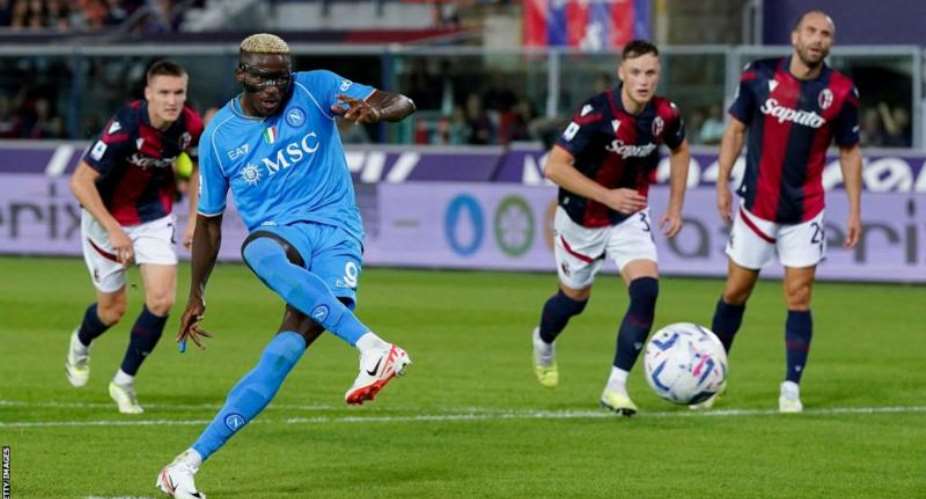 Victor Osimhen scored the goal to clinch Napoli's first Serie A title in 33 years in a 1-1 draw at Udinese last season