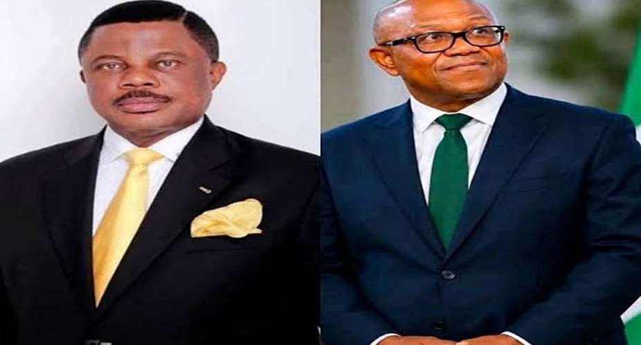 Ex Anambra Governors Willie Obiano and Peter Obi