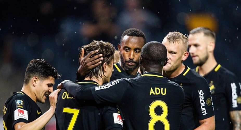 Enoch Adu Kofi Stars As AIK Stockholm Dispatch Goteborg In Swedish League