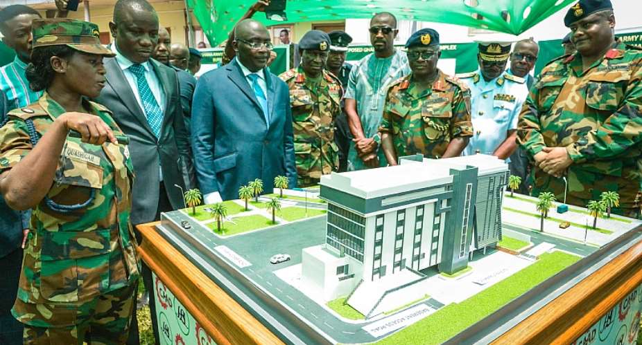 Bawumia Cuts Sod For New Army Headquarters