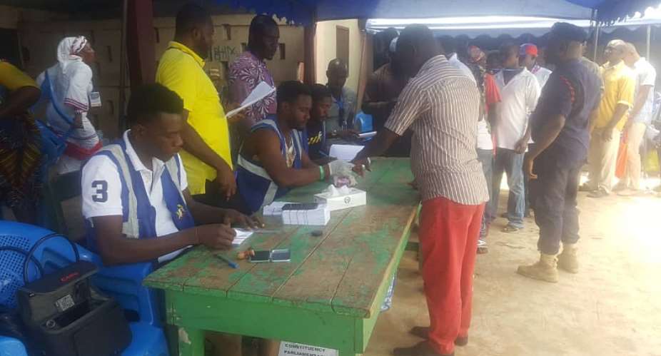 NPP Primaries: Party Agents Delay Ashaiman Polls