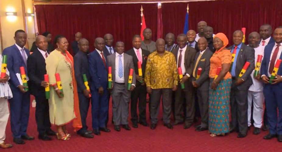 Ghanaian ministers under the cabinet of President Nana Akufo Addo – photo credit: Ghana media
