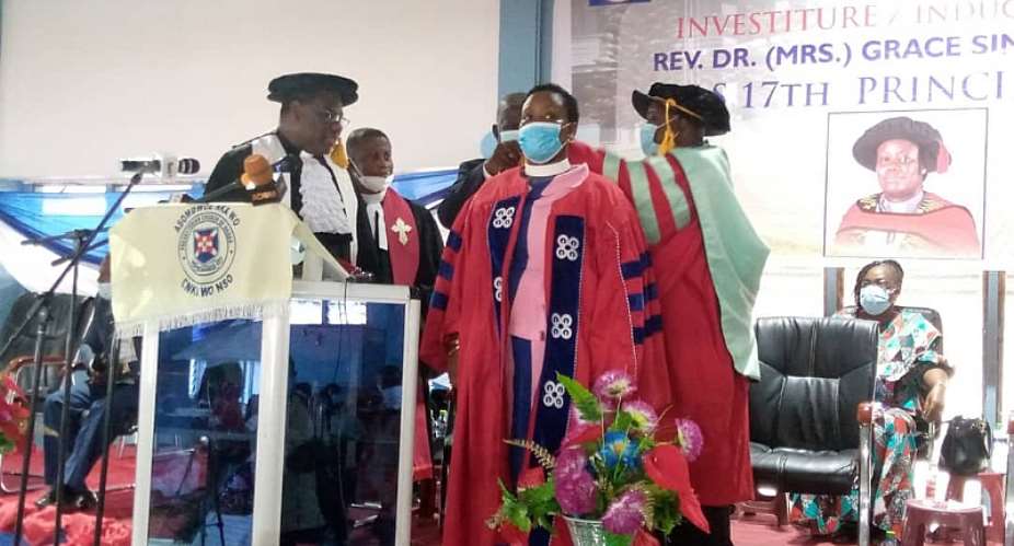 Agogo Presbyterian Women's College Of Education Inducts 17th Principal Into Office