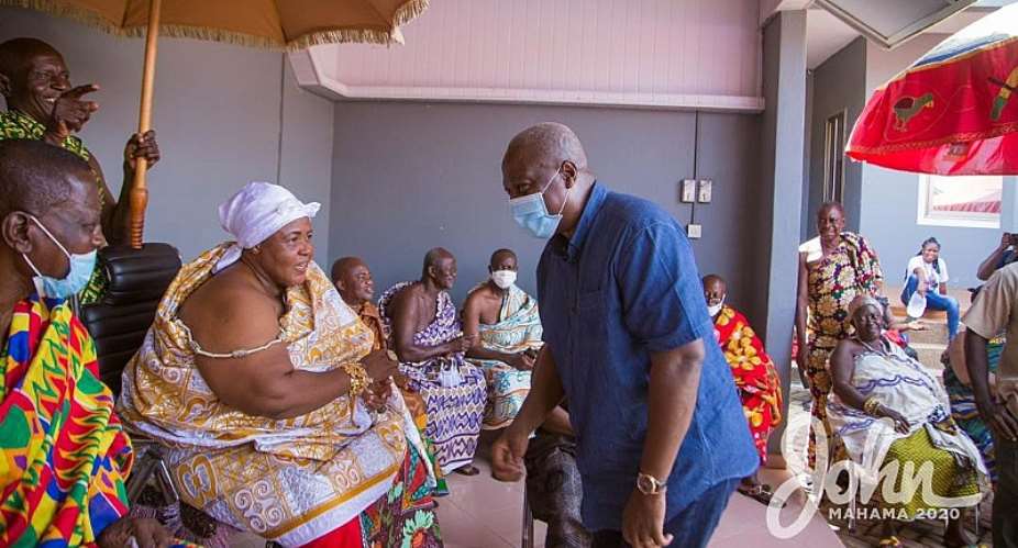 Well Name Promised Stadium After You – Berekum Queenmother To Mahama