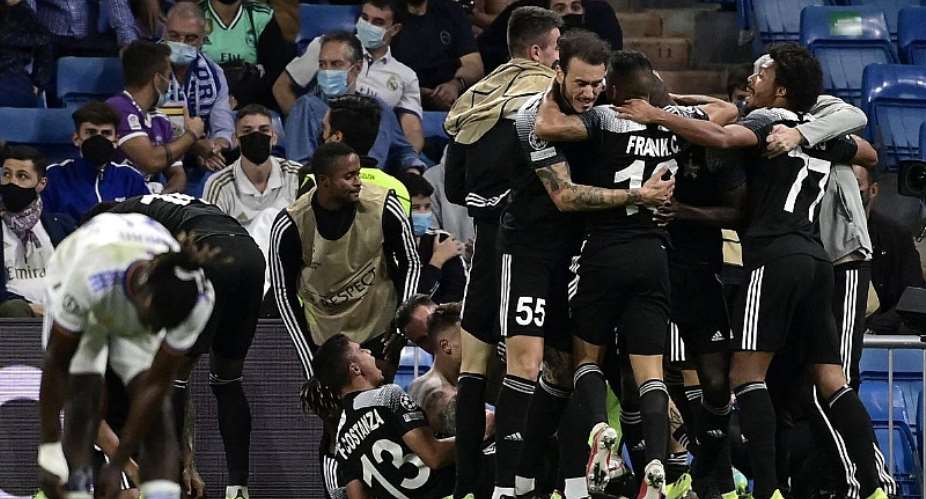 Champions League debutants FC Sheriff stun Real Madrid at Santiago Bernabeu