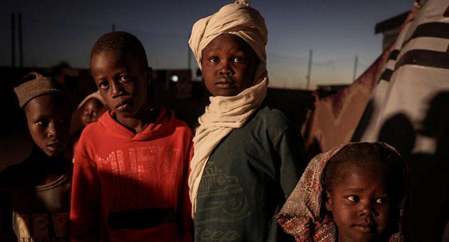 Sudanese refugee children at the Tine transit camp in eastern Chad, amid the ongoing conflict in Sudan between the paramilitary Rapid Support Forces (RSF) and the Sudanese army. - REUTERS - Amr Abdallah Dalsh