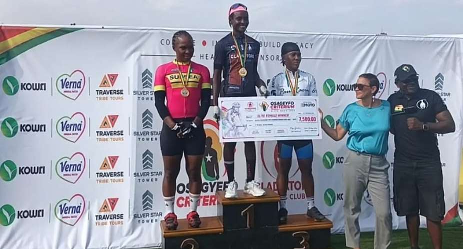 Ellen Anim crowned Queen of the Road with Osagyefo Criterium triumph
