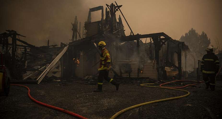More than 3,300 firefighters took part in the operation to tackle the devastating blaze. -  Julien De Rosa, AFP