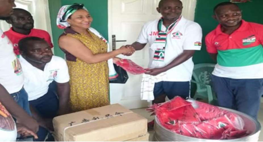 Mona Quartey donates to 3 NDC constituencies