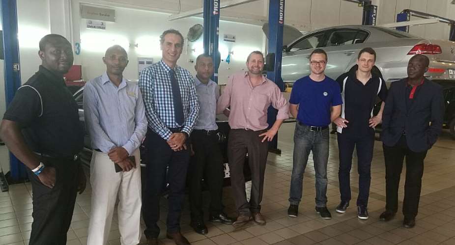 VW Technical Team Visits Ghana