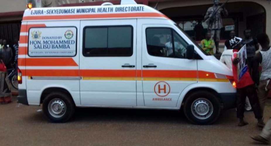 MP donates ambulance to Ejura-Sekyedumasi Health Directorate