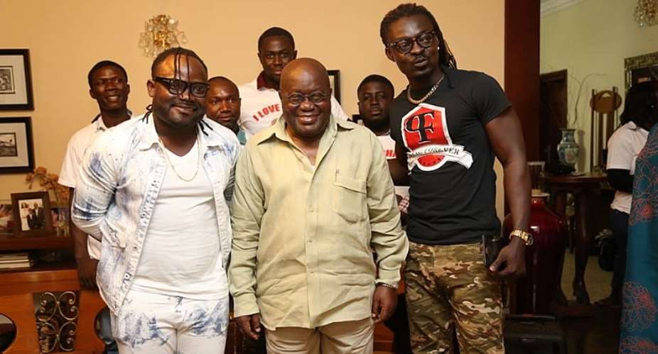 Nana Addo receives copies of Prayes campaign songs Photos