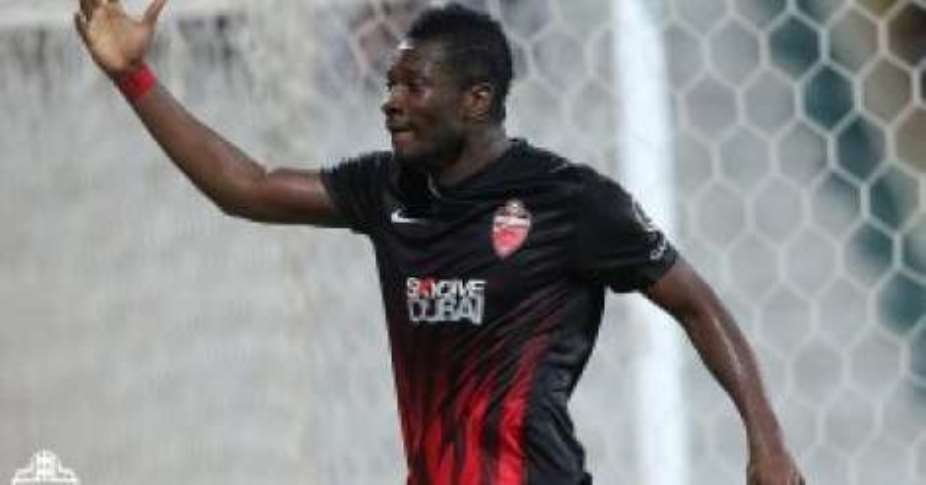 Asamoah Gyan: Black Stars skipper bags brace in Al Al 3-2 victory