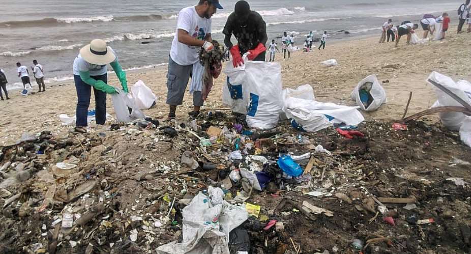 EU Clean Up  Jamestown Beach
