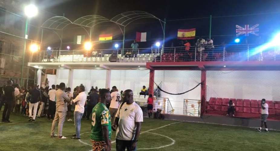 New Astro Turf Pitch In Nima Unveiled PHOTOS