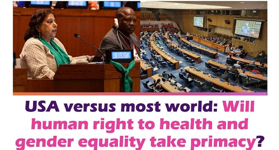 USA versus most world: Will human right to health and gender equality take primacy?