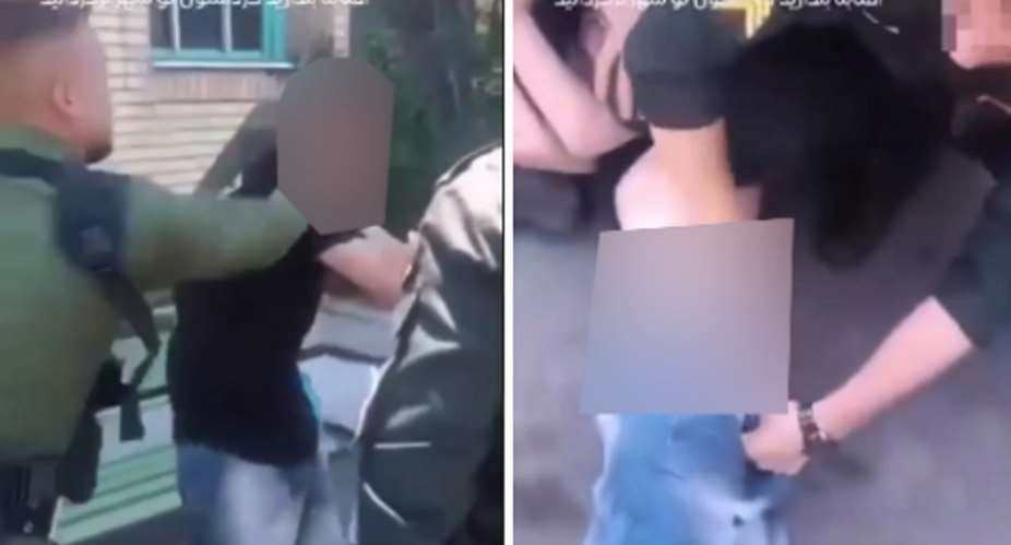 In a video posted on social media on September 17, 2026, Iranian police officers are seen beating and sexually humiliating a teenage detainee in footage recorded at a police station in the Iranian province of East Azerbaijan. In one sequence, an officer pulls the boy’s trousers partly down as others mock him, while two officers slap and grab his buttocks. -  Les Observateurs