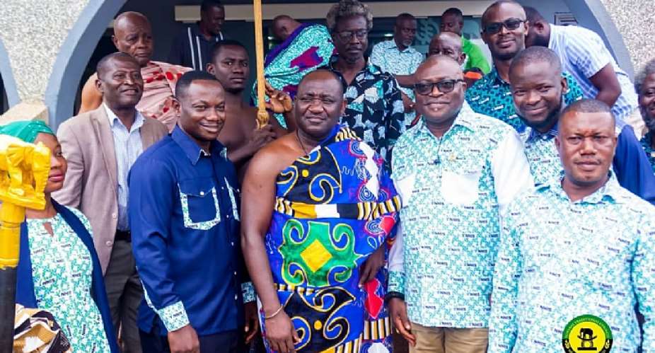 NHIA CEO pays courtesy call on Sunyanimanhene