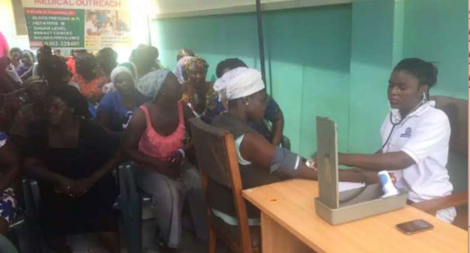 ASA Savings And Loans Kaneshie-Zongo Branch Provides Medical Screening To Clients