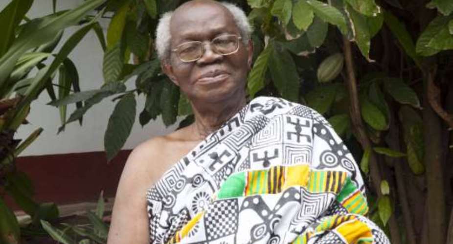 Asantehene Otumfuo Celebrates Emeritus Prof. Nketia