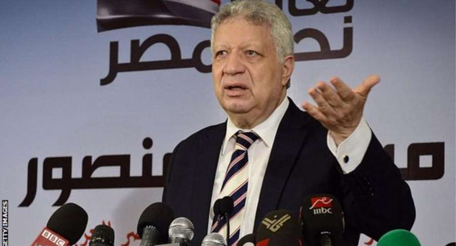 Zamalek Chairman Mortada Mansour Banned From Football For One Year By Caf