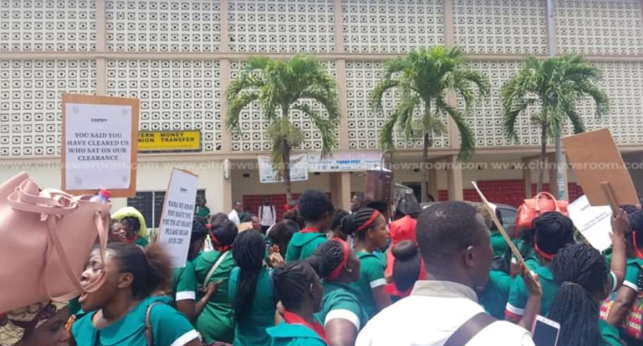 Unemployed Private Nurse Assistants Protest Over Non-Postings