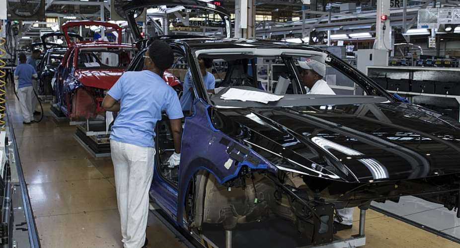Increased automation threatens job security in South Africaamp;39;s auto industry.  - Source: Michael Sheehanpicture alliance via Getty Images