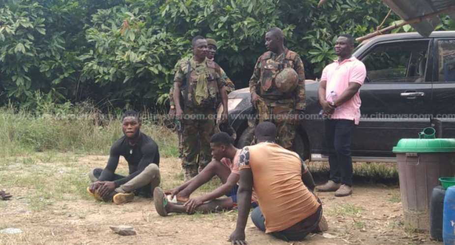 Eastern Region: Illegal miners busted at New Abirem
