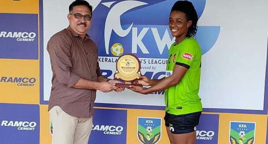 Black Queens striker Vivian Adjei Konadu scores 10 goals in one match in India