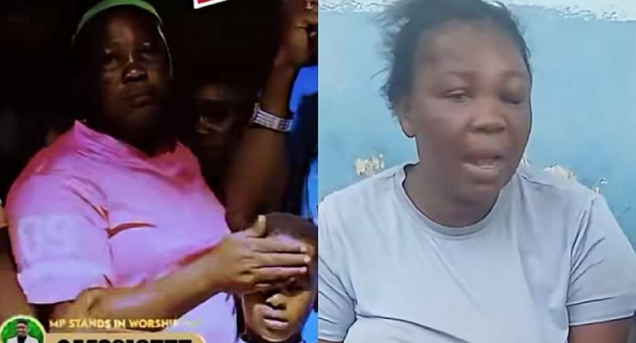 “I was directed by the pastor” – Woman explains why she touched young singer’s forehead during prayer session