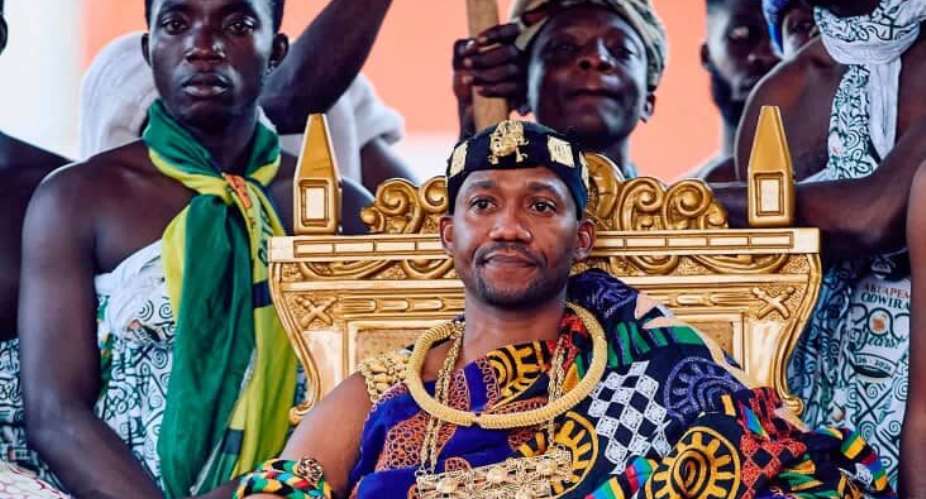 Okuapehene urges peace and development in Akuapem; reaffirms Okyeman ties