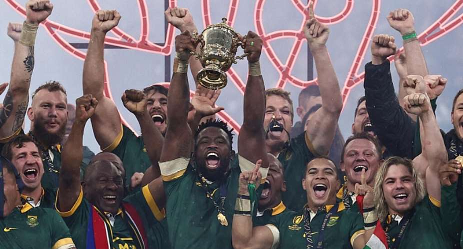 South Africa won the 2023 rugby union World Cup after beating New Zealand in the final at the Stade de France. -  AFP / ANNE-CHRISTINE POUJOULAT