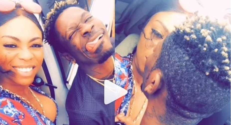 Shatta Wale Acquires New Ride; Picks Michy Up From Church