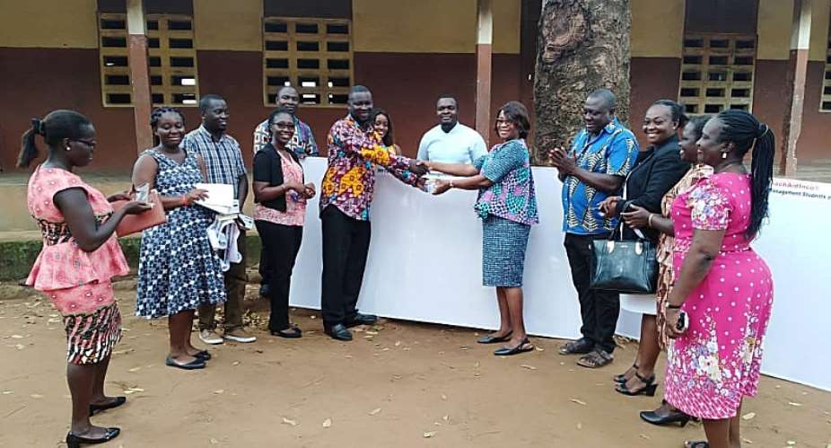 Madina Cluster of Schools  Get Teaching Tool Support From Graduate Students Of IDL, KNUST TeachAidInco. Group